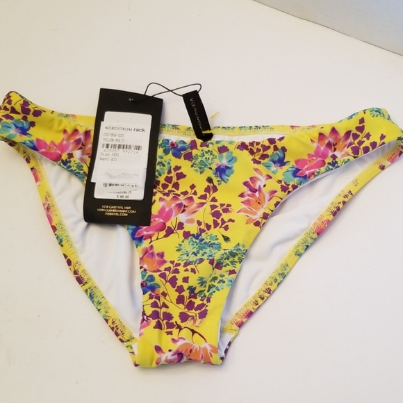 Vix Yellow floral bikini bottom - Picture 5 of 8